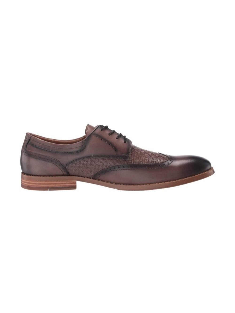 New Stacy Adams Fallon Gray Wingtip Oxford Dress Shoes Men’s 11.5M - Picture 6 of 7
